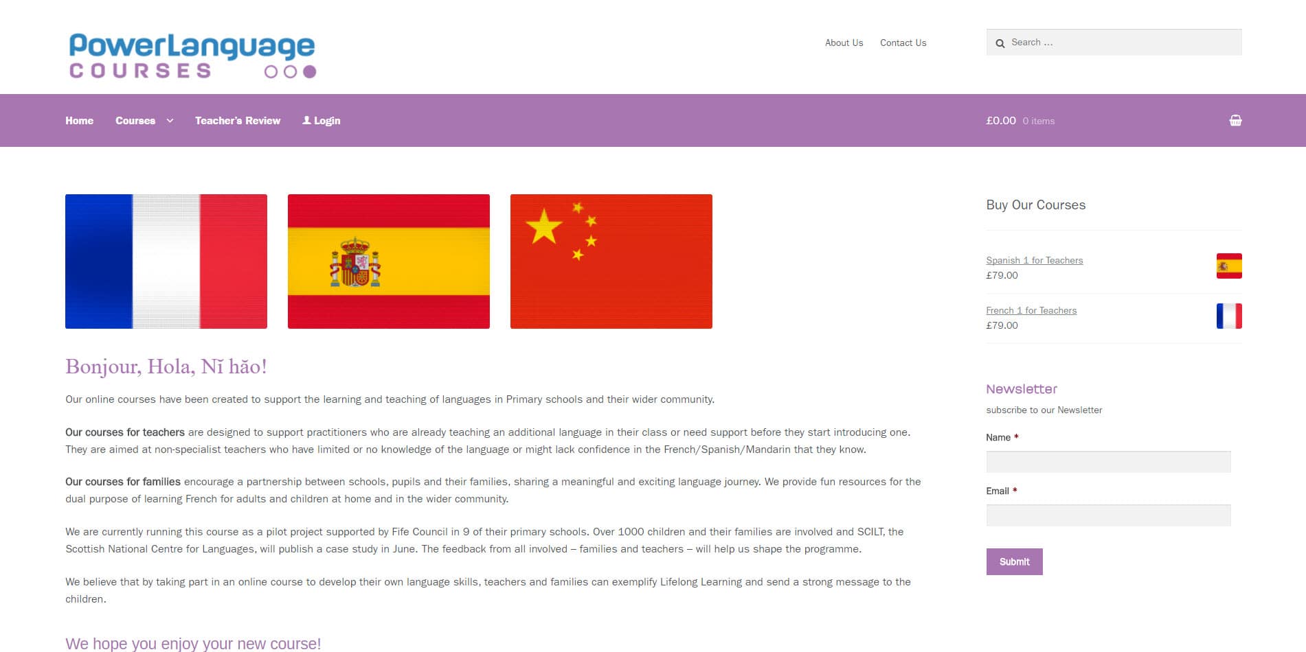 Courses • PowerLanguage Schools
